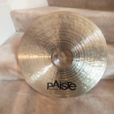 Paiste Twenty series 20 inch ride cymbal raw bell super clean excellent condition! image 5