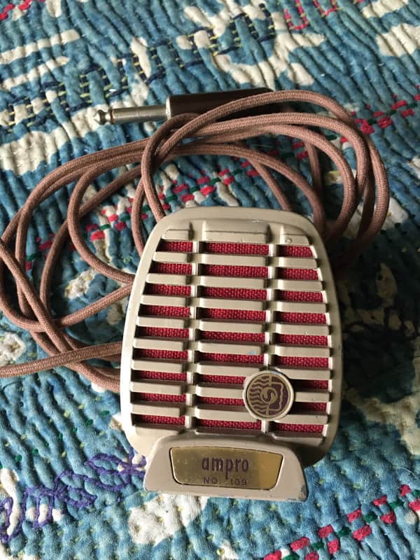 Vintage Shure mic with crystal element image 1
