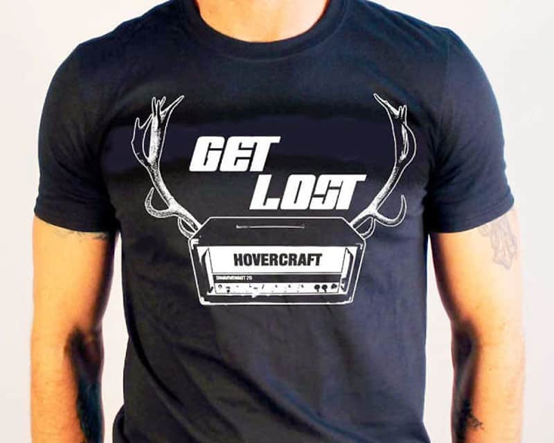 Hovercraft Amps - Dwarvenaut 20 - Get Lost Size SMALL Black Shirt image 1