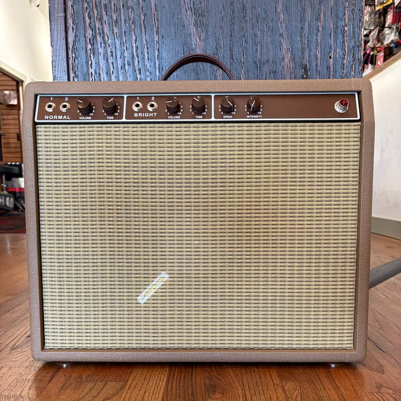 Handwired 6G3 Brownface Deluxe Circuit 1x12 Combo Recent - Brown image 1