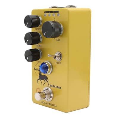 Mosky MARKSMAN Boost Overdrive Guitar Effect Pedal Output Treble Gain Control image 2