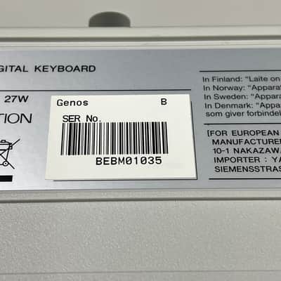 Yamaha Genos 1 Arranger Workstation Keyboard; Serial No: BEBM01035 | Second Hand image 15