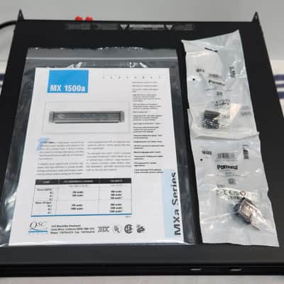 QSC audio Power amp Model MX-1500a ,Approved by Lucas Film THX Audio , Like New image 7