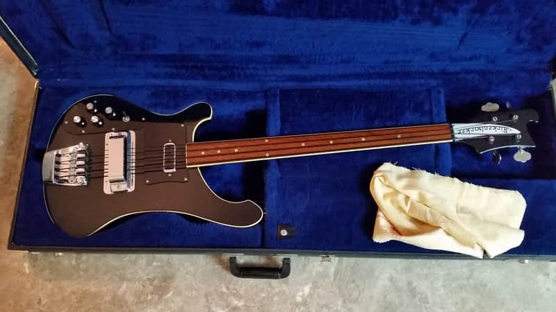 Rickenbacker 4001 FL 1979 Jetglo Black image 1