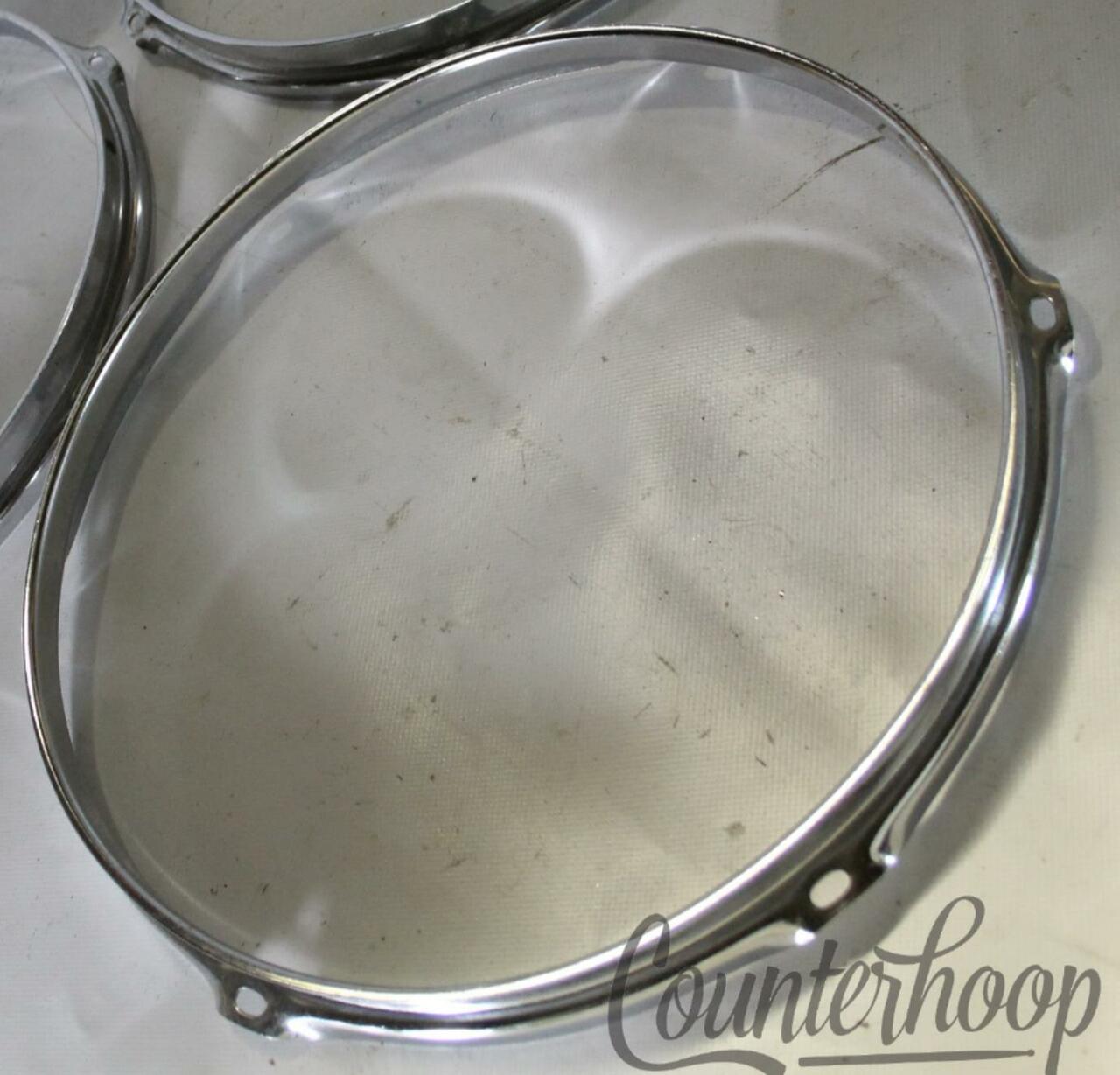 Tama Chrome Rim 1x 12" Tom Drum Hoop Vintage 80s Superstar/Imperialstar — main photograph