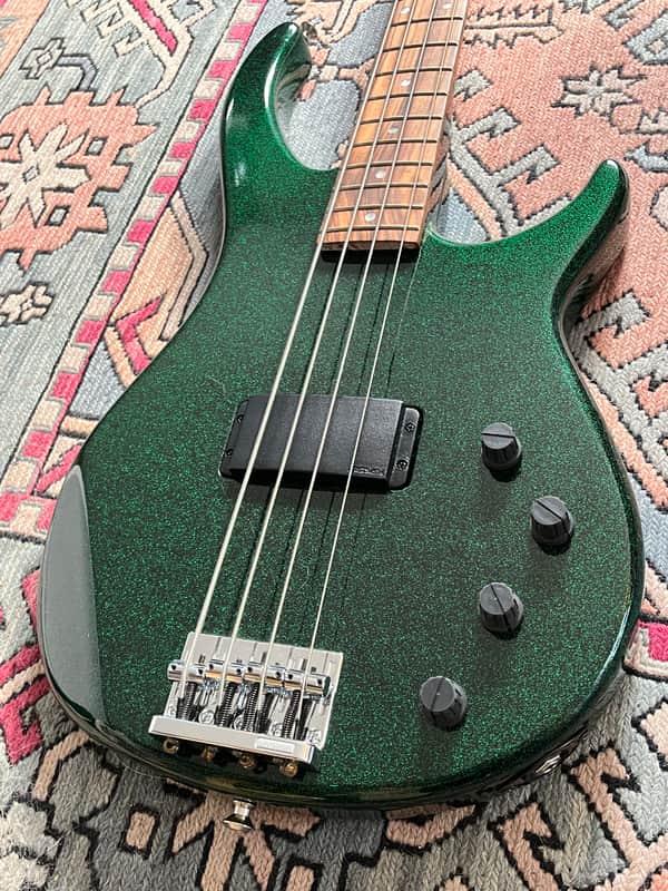 Peavey G Bass 1990's Metal Flake Green With Original Case image 1