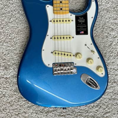 Fender American Vintage II 1973 Lake Placid Blue Stratocaster Guitar with Case image 4