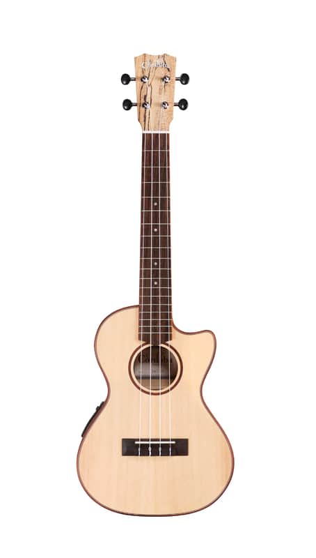 Cordoba 24T-CE Spruce Tenor Cutaway Ukulele (Natural Finish) image 1