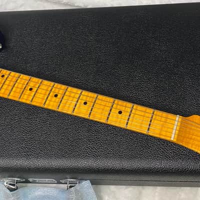 NEW! Fender Custom Shop Flamethrower Telecaster Custom - NOS - Modern Specs - Texas Special Pick-Ups - AAAA Flamed Neck - Purple Sparkle - Authorized Dealer - 7.8lbs - G07233 image 4
