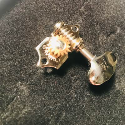 Waverly  Nickel Guitar Tuners with Butterbean Knobs 2018 Nickel image 1