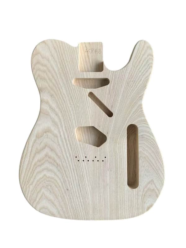 Ash Wood Guitar Unfinished Telecaster Tele Style Body image 1