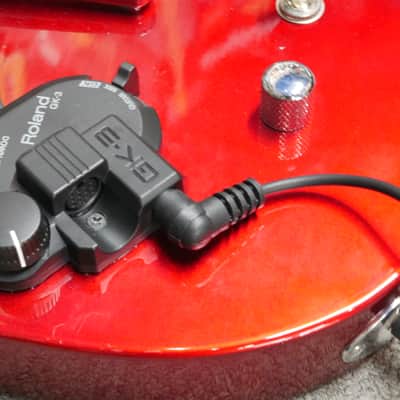 ESP LTD Viper 10 2000s - Candy Apple Red. Roland GK3 Midi pickup installed image 9