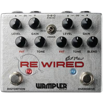 Wampler Pedals ReWired Brent Mason Signature Overdrive and Distortion Pedal image 1