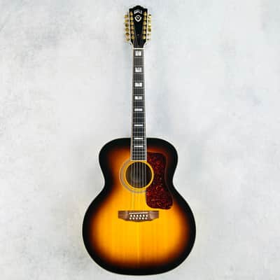Guild F-412 12-String Jumbo Acoustic Guitar 2005 - Sunburst image 2