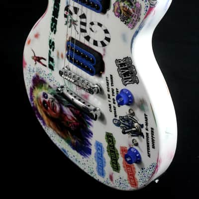 Custom Painted and Upgraded Epiphone LP Special ll LE with Matching Headstock image 4