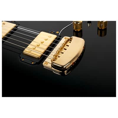 Ernie Ball Music Man Valentine Electric Guitar, Gloss Black image 5