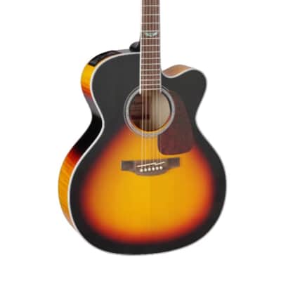 Takamine GJ72CE Solid Spruce Top / Layered Maple Jumbo Acoustic-Electric Guitar - Brown Sunburst image 1