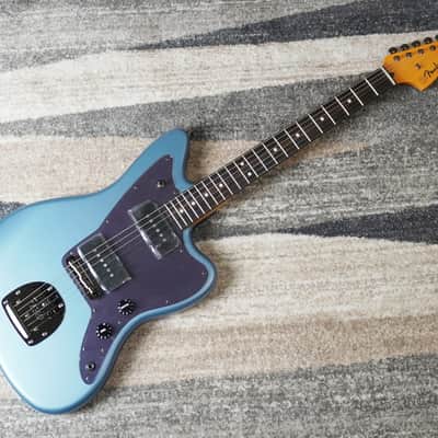 *NEW* Fender Made in Japan Hybrid II 2026 Collection Jazzmaster Satin Metallic, Matte Aero Blue MIJ image 1