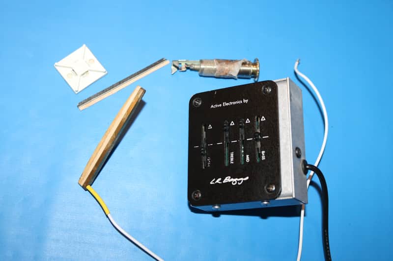 Vintage 1970s LR Baggs LB6 Saddle Pickup & Onboard Preamp image 1