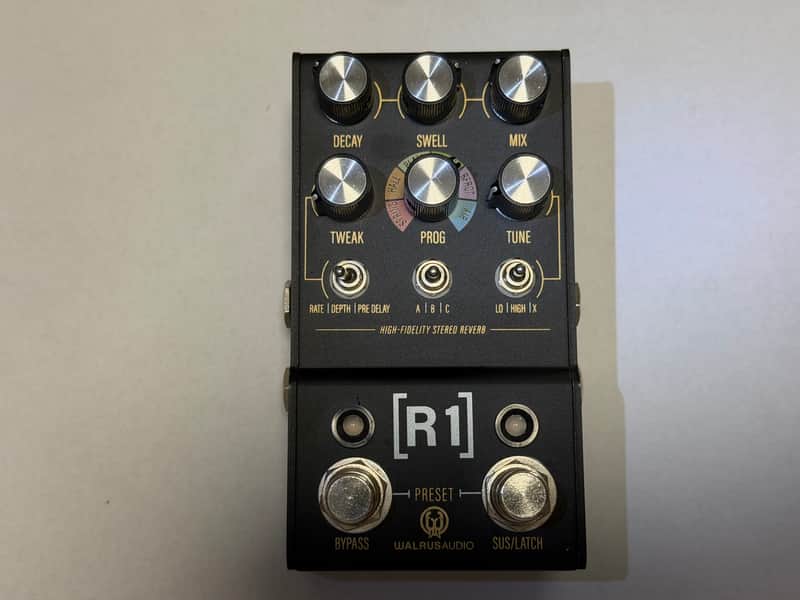 Walrus Audio Mako R1 High-Fidelity Stereo Reverb 2021 - 2024 - Black image 1