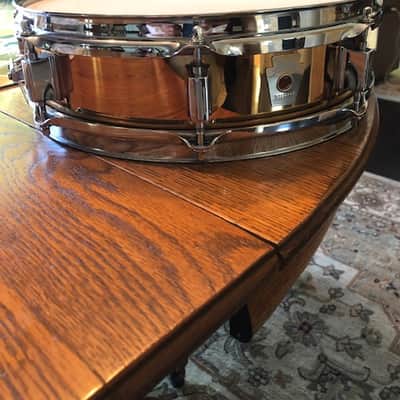 Ludwig LB553 Bronze Piccolo 3x13" 8-Lug Snare Drum 1991 - 2008 - Clear-Lacquered Bronze image 5