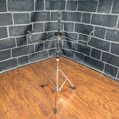 Ludwig Vintage Black and White Badge Snare Drum Stand - Chrome image 2