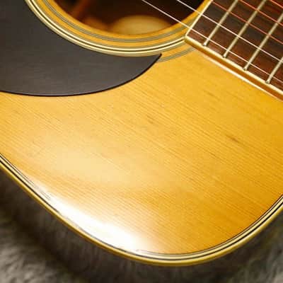 1977 made MILES 2000 D-25 Solid top Vintage Acoustic Guitar Made in Japan image 3