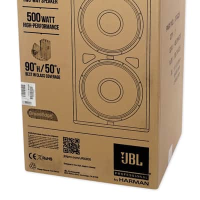 (2) JBL Pro JRX225 2000 Watt Dual 15" Inch 2-Way DJ P/A Passive Speakers+Cart image 24