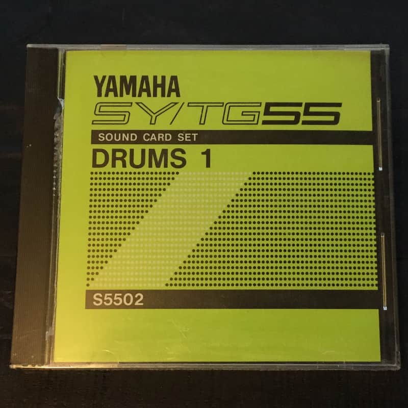 Yamaha Drums 1 Sound Card Set for SY55 / TG55 1990 image 1