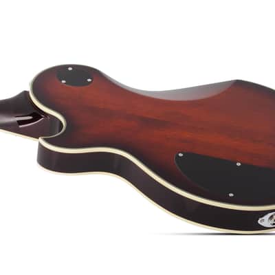 Schecter Solo-II Supreme Cat's Eye Black Burst image 7
