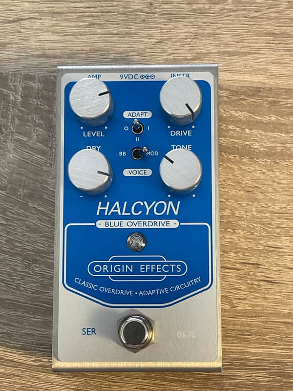 Origin Effects Halcyon Blue Overdrive 2024 - Present - Silver / Blue image 1