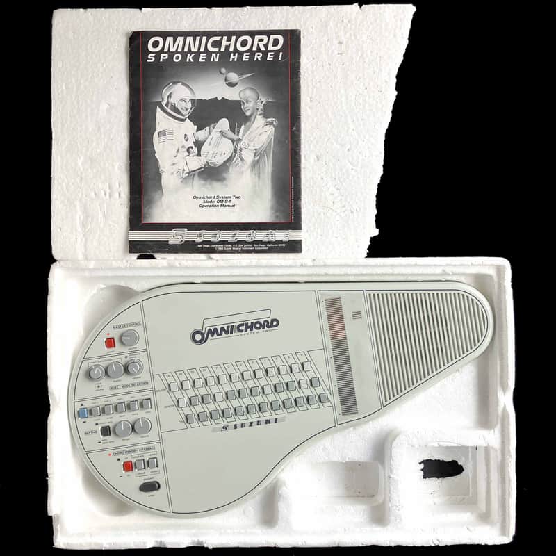 1984 Suzuki OM-84 Omnichord With Owners Manual Electronic Autoharp image 1