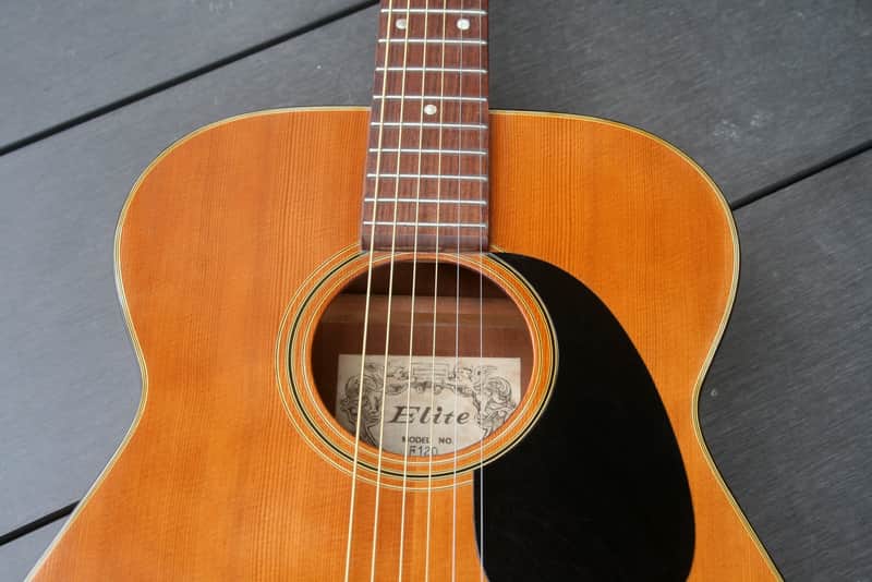 Takamine Elite F120 OOO size Guitar 1973 Natural | Reverb