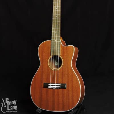 Ohana BK-20CE Solid Mahogany Top Acoustic Electric Baritone Ukulele image 1