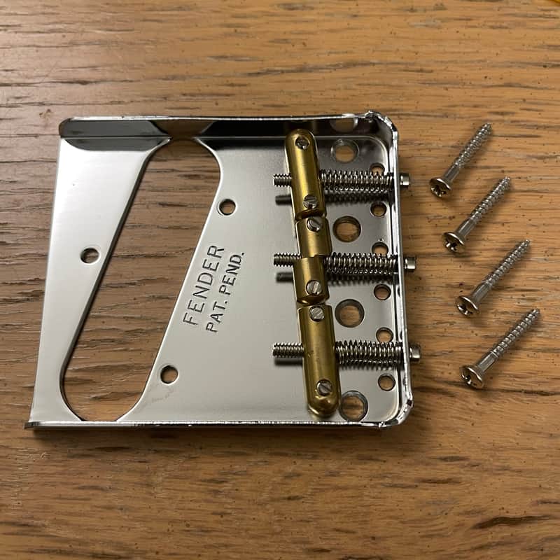 Fender Custom Shop RSD Tele Saddle Bridge Chrome American Vintage Original USA Telecaster NOS image 1