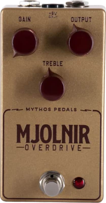 Mythos Pedals Mjolnir Overdrive Effects Pedal image 1