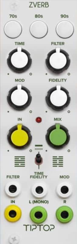 TIPTOP AUDIO ZVERB WHITE : BRAND NEW :  [DETROIT MODULAR] image 1