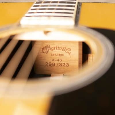 Martin D-45 Standard Series Acoustic Guitar with Hardshell Case image 16