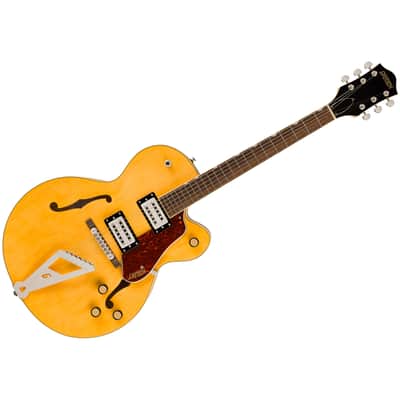 G2420 Streamliner Hollow Body Chromatic II LR Broad'Tron BT-3S Village Amber Gretsch Guitars image 1
