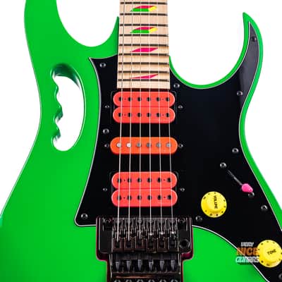 Ibanez JEM777 30th Anniversary Steve Vai - Loch Ness Green image 4
