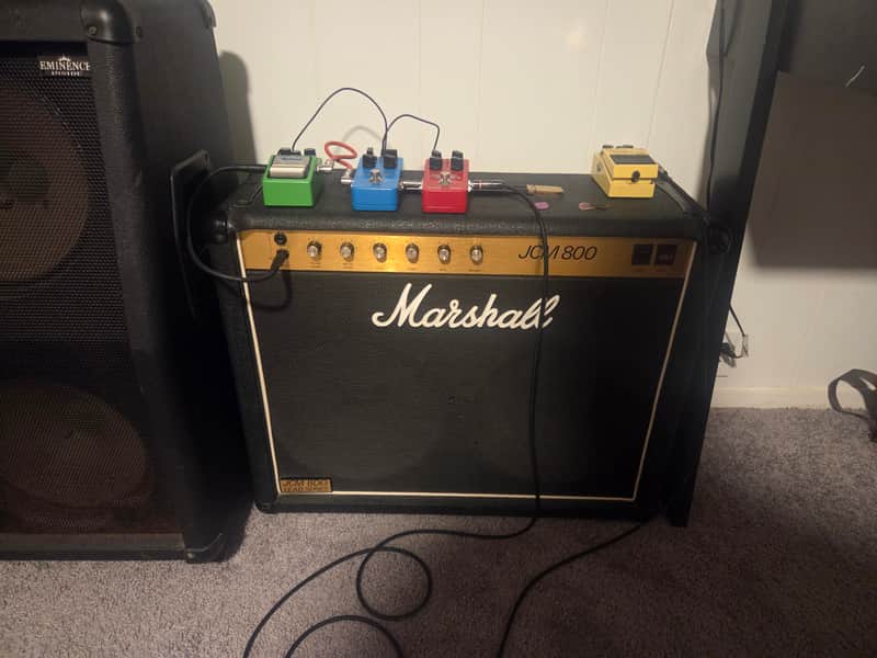 Marshall JCM800 1982 Vertical Input 2x12 combo tube amp image 1