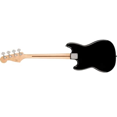 Fender 0373800506 Sonic Bronco Bass Laurel Fingerboard White Pickguard Black image 2