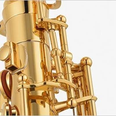 Yamaha YAS-280 Eb Alto Saxophone - Gold Lacquer - High F# & Front F Keys image 11