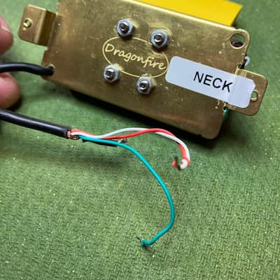 Dragonfire Lipstick Humbucker, Neck Position Specialty Tube Style Pickup, AlNiCo V, Passive, Chrome image 3