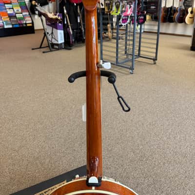 Crestwood 5 String Resonator Banjo 1970s - Mahogany image 7