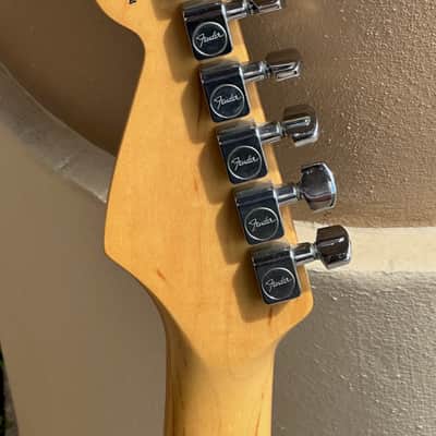 Fender Stratocaster Ltd. Run 1995 - stunning Ocean Turquoise w/a Matching Headstock ultra cool collectible ! image 6