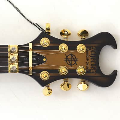 Schecter Synyster Custom-S Guitar Satin Gold Burst B-Stock 0664 image 4