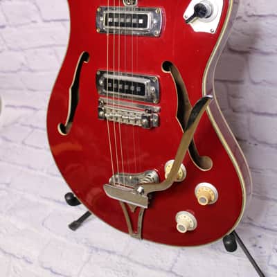 Vintage 1960's Teisco EP-10T Semi Hollow Electric 👀 image 3
