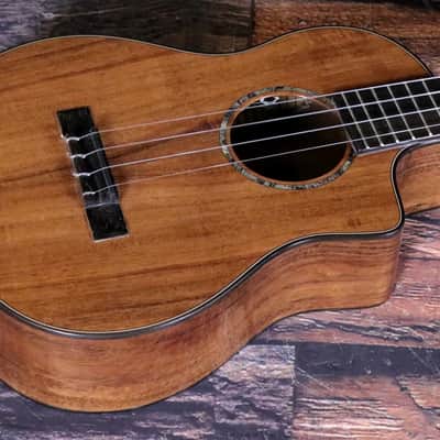 Cordoba 35T CE Tenor Ukulele 2021 Model w/Cordoba Gig Bag in Natural image 4