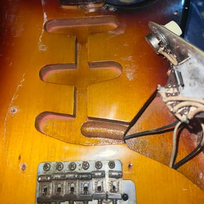 Vintage 1961 Slab Board Fender Stratocaster image 21